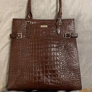 COPY - Kate Spade New York Vanston Brown Croc Leather